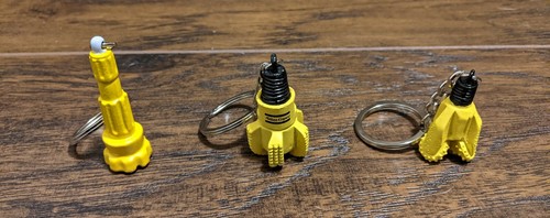 Oilfield drill bit keychains - oilfield,